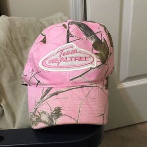 Pink/camo hat